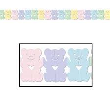 0034689551928 - CUDDLE-TIME TEDDY BEAR GARLAND PARTY ACCESSORY (1 COUNT) (1/PKG)