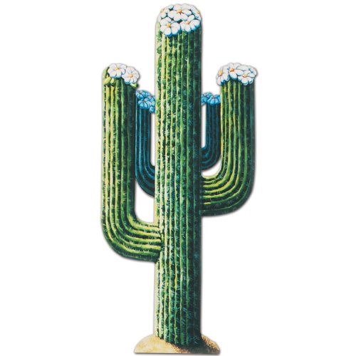 0034689552772 - BEISTLE 55277 JOINTED CACTUS, 4-FEET 3-INCH