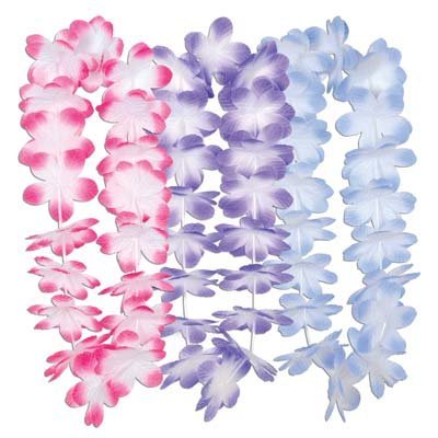 0034689574026 - SILK 'N PETALS ISLAND FLOWERS LEIS (ASSTD COLORS) PARTY ACCESSORY (1 COUNT)