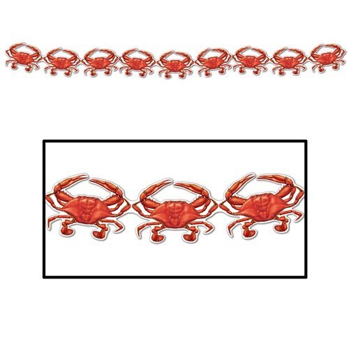 0034689574453 - CRAB STREAMER PARTY ACCESSORY (1 COUNT) (1/PKG)