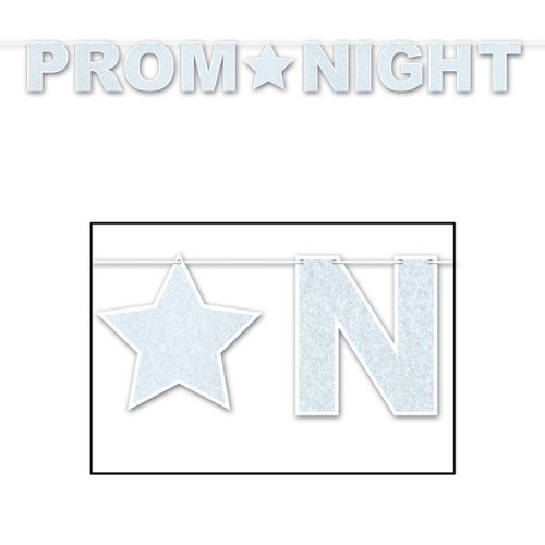 0034689577423 - GLITTERED PROM NIGHT STREAMER PARTY ACCESSORY (1 COUNT) (1/PKG)