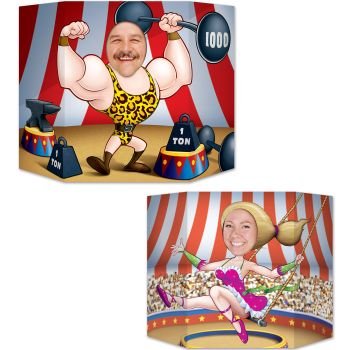 0034689579755 - BEISTLE 57975 CIRCUS COUPLE PHOTO PROP, 3-FEET 1-INCH BY 25-INCH