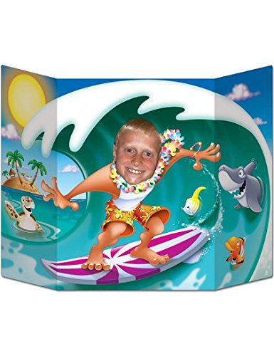 0034689579984 - BEISTLE 57998 SURFER DUDE PHOTO PROP, 3-FEET 1-INCH BY 25-INCH
