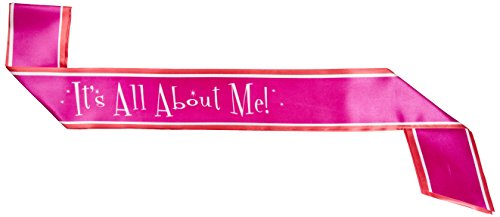 0034689601845 - IT'S ALL ABOUT ME SATIN SASH PARTY ACCESSORY (1 COUNT) (1/PKG)