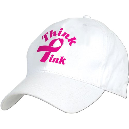 0034689602163 - EMBROIDERED THINK PINK CAP PARTY ACCESSORY (1 COUNT) (1/PKG)