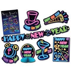 0034689808039 - NEW YEAR DECORAMA PARTY ACCESSORY (1 COUNT) (7/PKG)