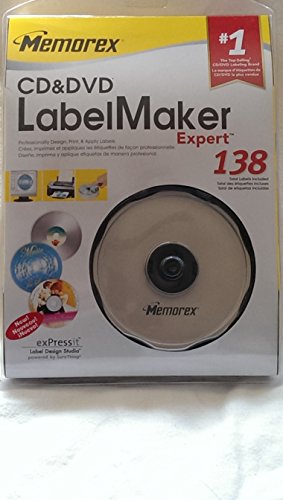 0034707039476 - MEMOREX CD/DVD LABEL MAKER EXPERT
