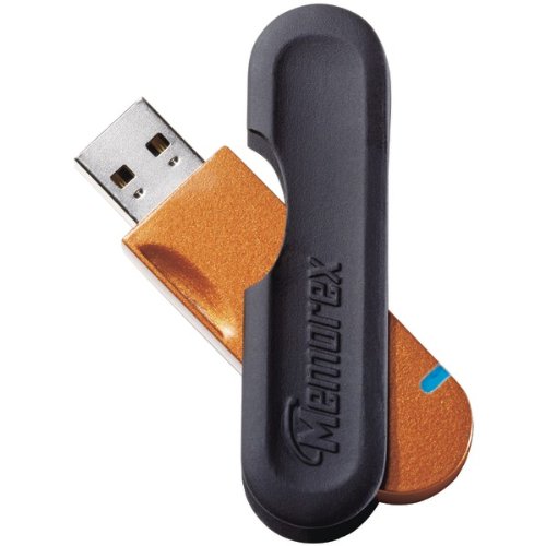 0034707090873 - NEW - CL TRAVELDRIVE USB FLASH DRIVE, 4GB, ORANGE - 9087