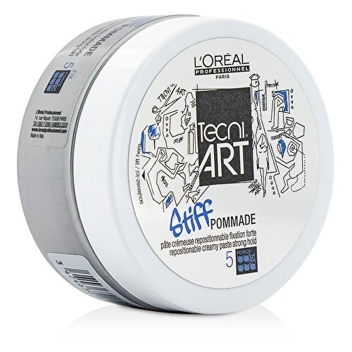 3474630613935 - L'OREAL TECNI ART STIFF POMMADE REPOSITIONABLE CREAMY PASTESTRONG HOLD 75ML.