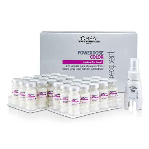 3474633001838 - LOREAL 11388251144 PROFESSIONNEL EXPERT SERIE - POWERDOSE COLOR SINGLE-DOSE RINSE OUT TREATMENT - FOR COLORED HAIR - 30X10ML-0.33OZ