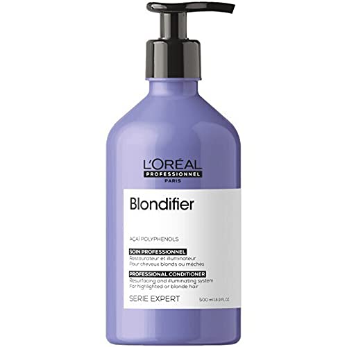 3474636975495 - LOREAL PROFESSIONNEL BLONDIFIER CONDITIONER | FOR BLONDE OR BLEACHED HAIR| ENHANCES SHINE AND FIGHTS BRASS | WITH ACAI BERRY EXTRACT