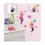 0034878078427 - BARBIE PEEL AND STICK WALL DECALS