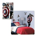 0034878092744 - CAPTAIN AMERICA MOVIE PEEL & STICK GIANT WALL DECAL