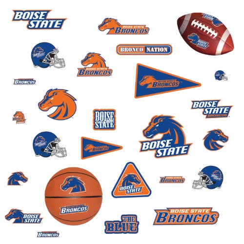 0034878111810 - ROOMMATES RMK1703SCS BOISE STATE PEEL AND STICK WALL DECALS