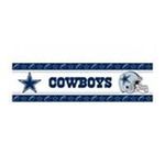 0034878218441 - NEW NFL DALLAS COWBOYS FOOTBALL DECOR WALL BORDER ROLL