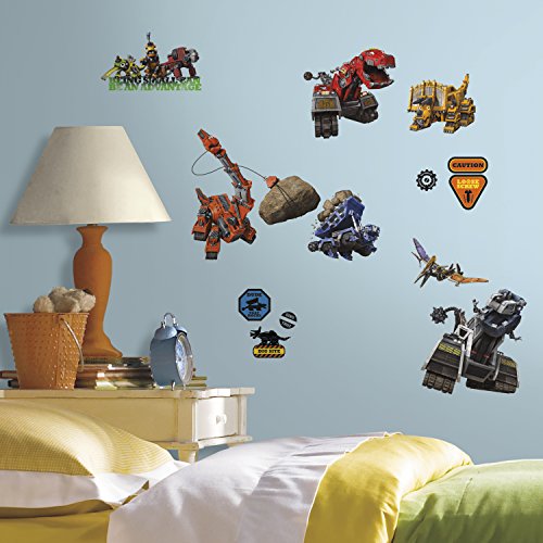 0034878415802 - DINOTRUX PEEL AND STICK WALL DECALS