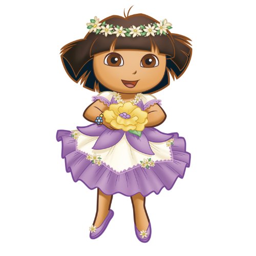 0034878492315 - DORA'S ENCHANTED FOREST ADVENTURES PEEL & STICK GIANT WALL DECAL
