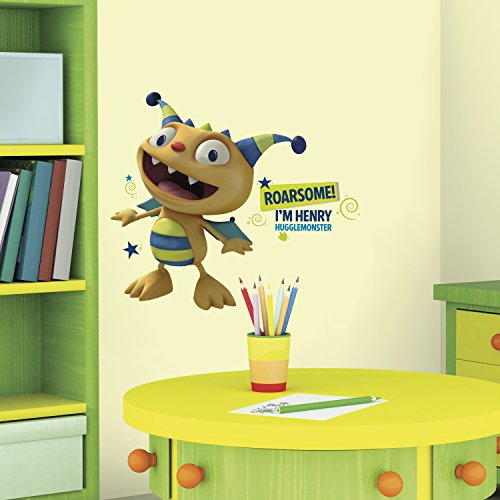 0034878506241 - ROOMMATES RMK2675GM HENRY HUGGLEMONSTER PEEL AND STICK GIANT WALL DECALS