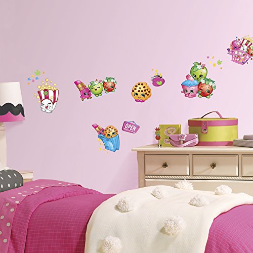 0034878576657 - ROOMMATES RMK3154SCS SHOPKINS PEEL AND STICK WALL DECALS