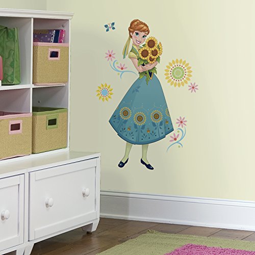 0034878769158 - DISNEY FROZEN FEVER ANNA PEEL AND STICK GIANT WALL DECALS
