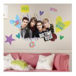 0034878776842 - BIG TIME RUSH PEEL &AND STICK GIANT WALL DECAL
