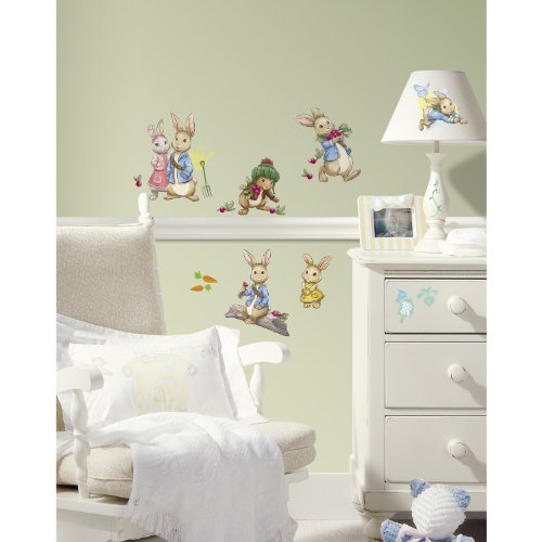 0034878786070 - ROOMMATES RMK2605SCS PETER RABBIT PEEL AND STICK WALL DECALS