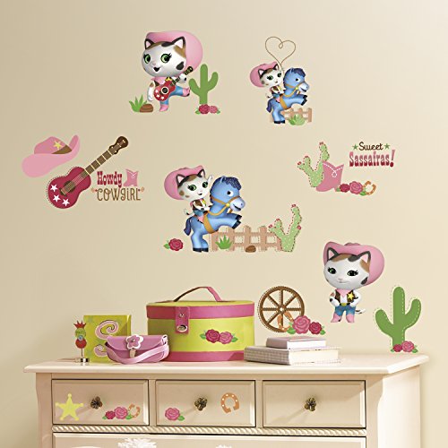 0034878840253 - ROOMMATES RMK3116SCS SHERIFF CALLIE'S WILD WEST PEEL AND STICK WALL DECALS, 31 COUNT
