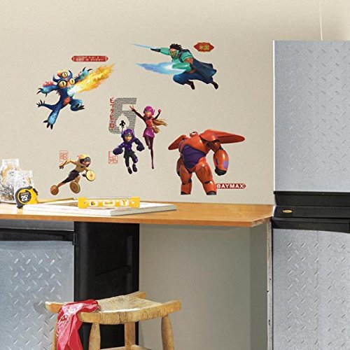 0034878850160 - ROOMMATES BIG HERO 6 PEEL AND STICK WALL DECALS