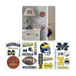 0034878979021 - MICHIGAN WOLVERINES PEEL AND STICK WALL DECAL