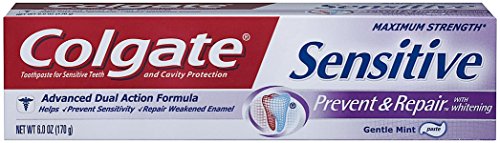 0035000521231 - COLGATE SENSITIVE PREVENT AND REPAIR TOOTHPASTE, 6 OUNCE