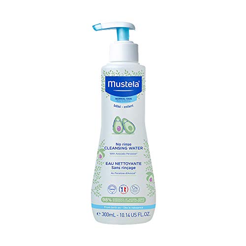3504105035808 - MUSTELA NO RINSE BABY CLEANSER - MICELLAR WATER - WITH NATURAL AVOCADO & ALOE VERA - FOR BABYS FACE, BODY & DIAPER - 10.14 FL. OZ.