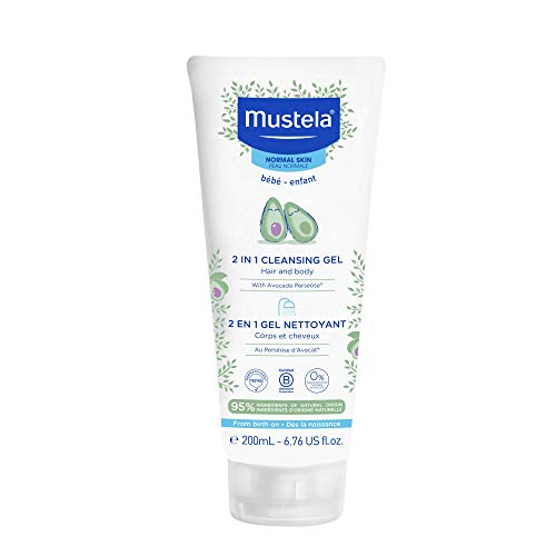 3504105036614 - MUSTELA BABY 2-IN-1 CLEANSING GEL - BABY BODY & HAIR CLEANSER - WITH NATURAL AVOCADO - BIODEGRADABLE FORMULA & TEAR-FREE - 6.76 FL. OZ.