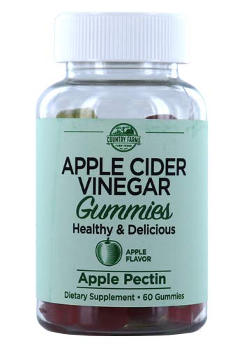 0035046100377 - COUNTRY FARMS APPLE CIDER VINEGAR GUMMIES HELPS SUPPORT WATER BALANCE, NATURALLY ALKALIZING, 180 CAPSULES, 180 COUNT