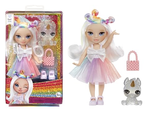 0035051531203 - RAINBOW HIGH LITTLES – OPAL RAINE, RAINBOW 5.5 POSABLE SMALL DOLL WITH PURSE, MAGICAL PET UNICORN, GIRLS TOY GIFT, KIDS AGES 4-12 YEARS