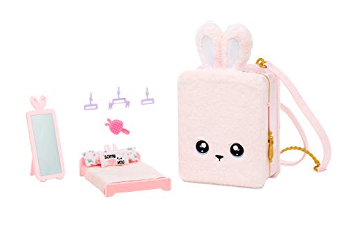 0035051569732 - MGA ENTERTAINMENT NA! NA! NA! SURPRISE 3-IN-1 BACKPACK BEDROOM PINK BUNNY PLAYSET WITH LIMITED EDITION DOLL