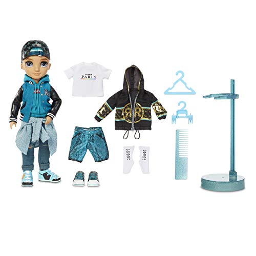0035051572145 - RAINBOW HIGH RIVER KENDALL – TEAL BOY FASHION DOLL WITH 2 COMPLETE MIX & MATCH OUTFITS AND ACCESSORIES, TOYS FOR KIDS 6-12 YEARS OLD