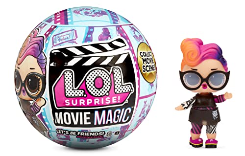 0035051576471 - LOL SURPRISE MOVIE MAGIC DOLLS WITH 10 SURPRISES INCLUDING LIMITED EDITION DOLL, FILM SCENES, MOVIE PROP ACCESSORIES, COLOR CHANGE – COLLECTIBLE GIFT FOR KIDS, TOYS FOR GIRLS BOYS AGES 4 5 6 7+ YEARS