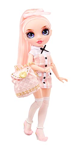 0035051582960 - RAINBOW HIGH JR HIGH BELLA PARKER- 9-INCH PINK FASHION DOLL WITH DOLL ACCESSORIES- OPEN AND CLOSES BACKPACK. GREAT GIFT FOR KIDS 6-12 YEARS OLD AND COLLECTORS