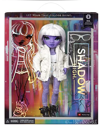 0035051583066 - RAINBOW HIGH SHADOW HIGH DIA MANTE- PURPLE FASHION DOLL. FASHIONABLE OUTFIT & 10+ COLORFUL PLAY ACCESSORIES. GREAT GIFT FOR KIDS 4-12 YEARS OLD & COLLECTORS
