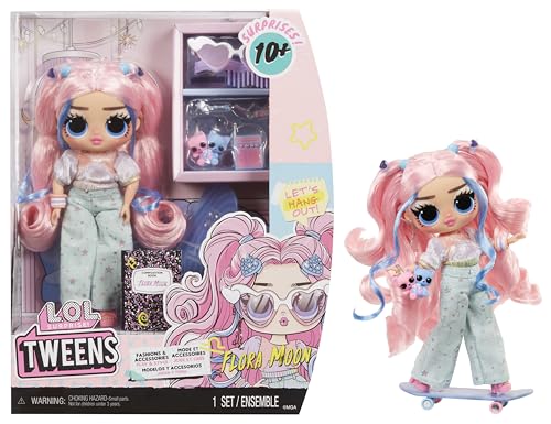 0035051591665 - LOL SURPRISE TWEENS FASHION DOLL FLORA MOON WITH 10+ SURPRISES AND FABULOUS ACCESSORIES – GREAT GIFT FOR KIDS AGES 4+