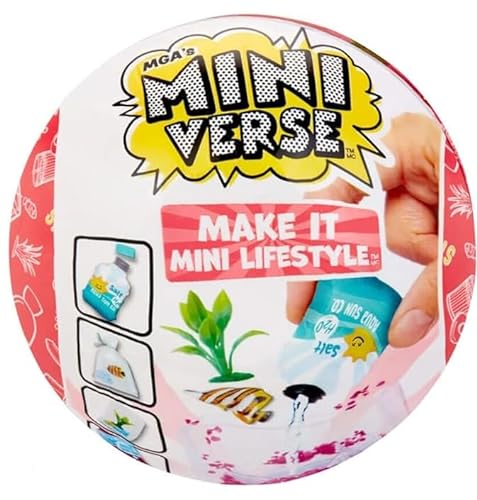 0035051591856 - MGA ENTERTAINMENT MAKE IT MINI LIFESTYLE SERIES 1 MINI COLLECTIBLES - MGAS MINIVERSE, MYSTERY BLIND PACKAGING, DIY, RESIN PLAY, REPLICA ITEMS, COLLECTORS, 8+