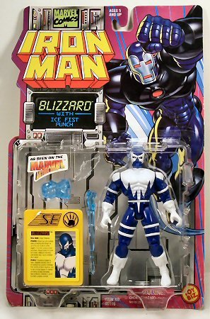 0035112461166 - IRON MAN BLIZZARD FIGURE WITH ICE FIST PUNCH