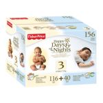 0035113719662 - HAPPY DAYS & HAPPY NIGHTS DIAPERS 2-IN-1 VALUE PACK CHOOSE YOUR SIZE