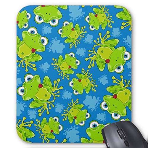 3519338085346 - LITAZ CUTE FROG PATTERNED MOUSEPAD RECTANGLE GAMING MOUSEPAD 9X7 INCH