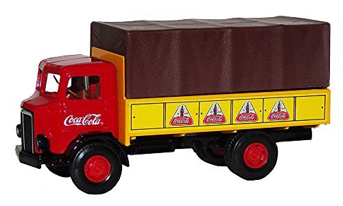 0352360466560 - HARTOY VINTAGE COCA-COLA DIECAST GMC T-70 COVERED RED TRUCK 1:64 SCALE #C04031
