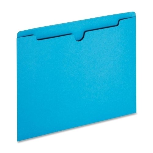0035255265584 - SPARCO FILE JACKET, LETTER, 11 POINT, FLAT, 50 CAPACITY, 100 PER BOX, BLUE (SPR26558)
