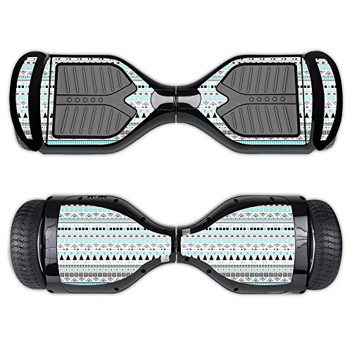 0035292177383 - MIGHTYSKINS PROTECTIVE VINYL SKIN DECAL FOR SWAGTRON T1 HOVER BOARD SELF BALANCING SMART SCOOTER WRAP COVER STICKER SKINS TURQUOISE TRIBAL