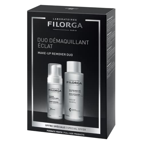 3540550007809 - FILORGA FOAM CLEANSER FACE WASH AND MAKEUP REMOVER, DAILY FOAMING FACIAL CLEANSER WITH HYALURONIC ACID TO GENTLY CLEAN AND HYDRATE FOR YOUNGER LOOKING SKIN, 2 PACK, 1 FL. OZ.
