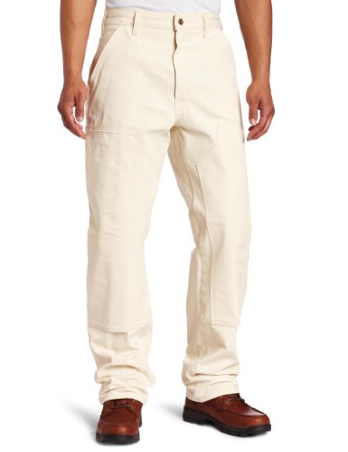 0035481074110 - CARHARTT MEN'S DOUBLE FRONT DRILL DUNGAREE UTILITY PANT,NATURAL,34 X 30