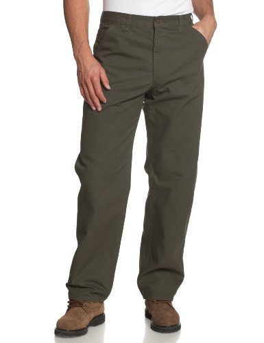 0035481544828 - CARHARTT MEN'S WASHED DUCK WORK DUNGAREE UTILITY PANT B11,MOSS,38 X 32